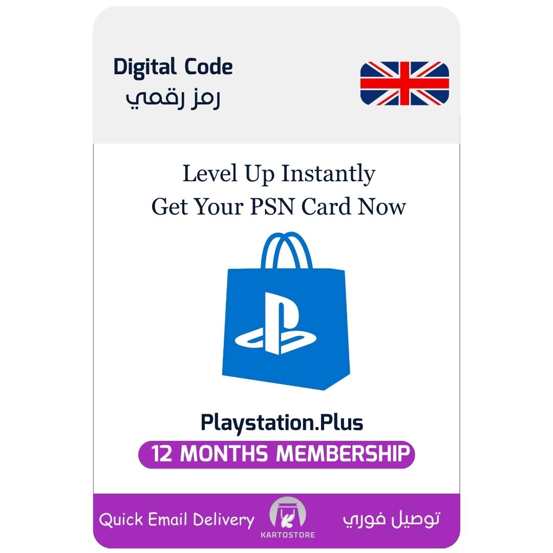 Playstation (Uk) Membership Gift Card – 12 Months