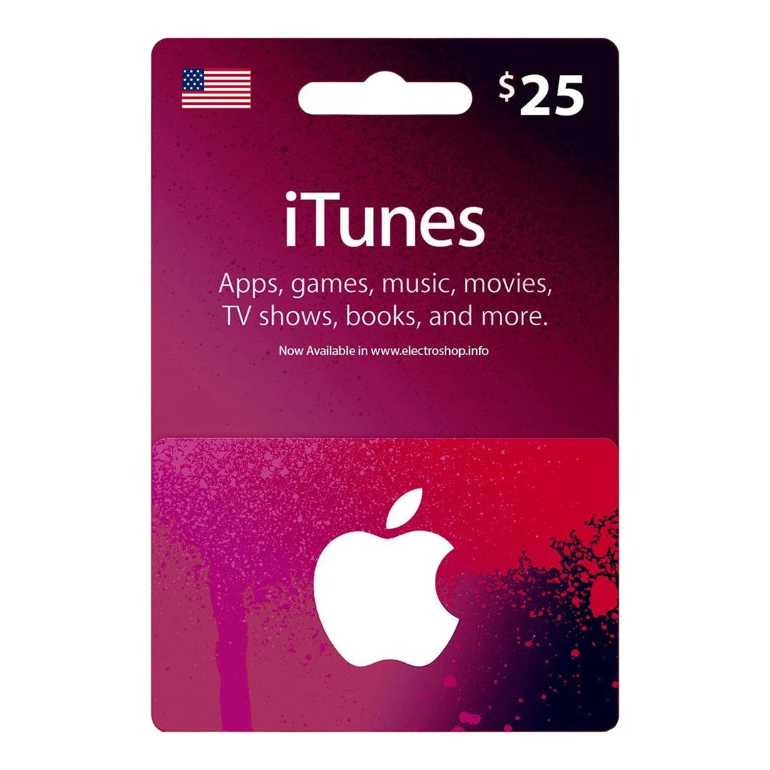 Apple iTunes Gift Card 25 USD (USA)