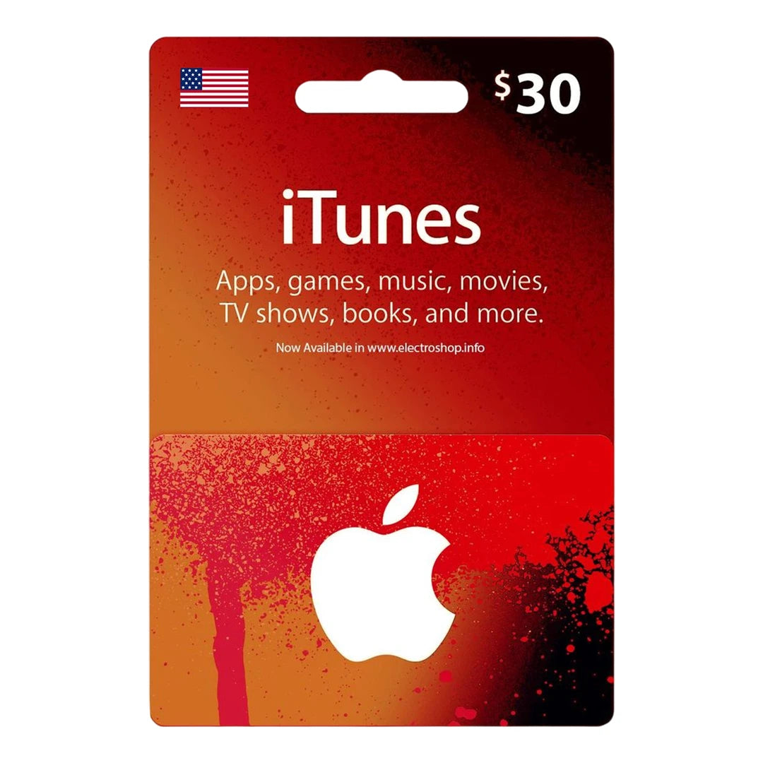 Apple iTunes Gift Card 30 USD (USA)