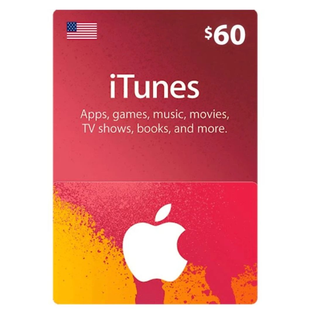 Apple iTunes Gift Card 60 USD (USA)