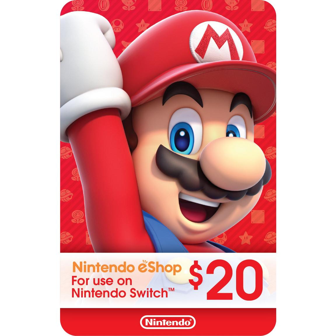 Nintendo eShop Digital Gift Card – 20 USD (USA)