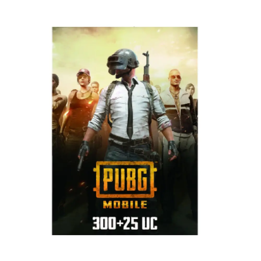 PUBG Mobile UC Digital Gift Card – 300 + 25 UC