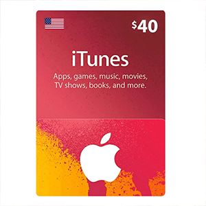 Apple iTunes Gift Card 40 USD (USA)